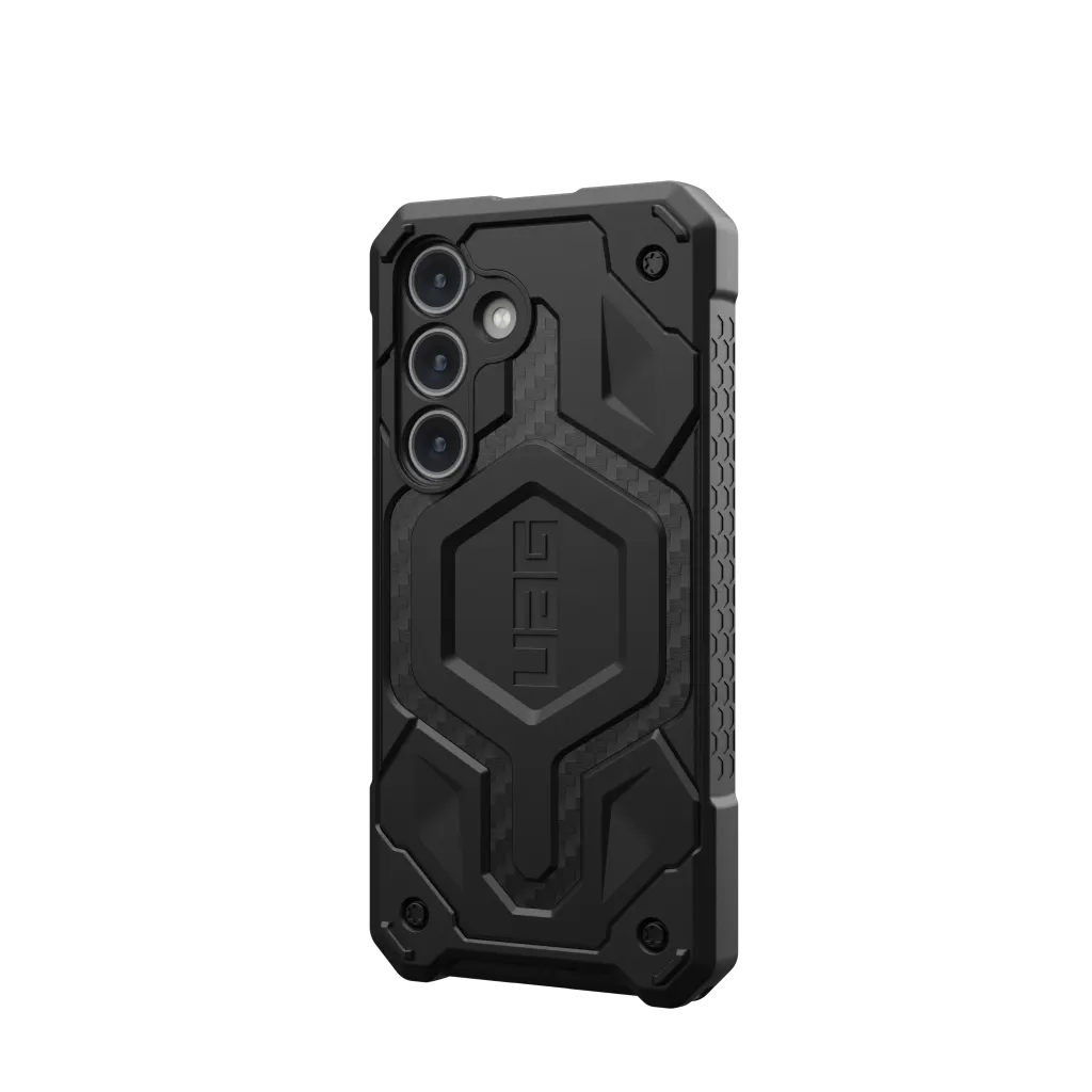 UAG Monarch Pro Rugged Case & Magnet Samsung S25 Standard 6.2 - Carbon Fibre