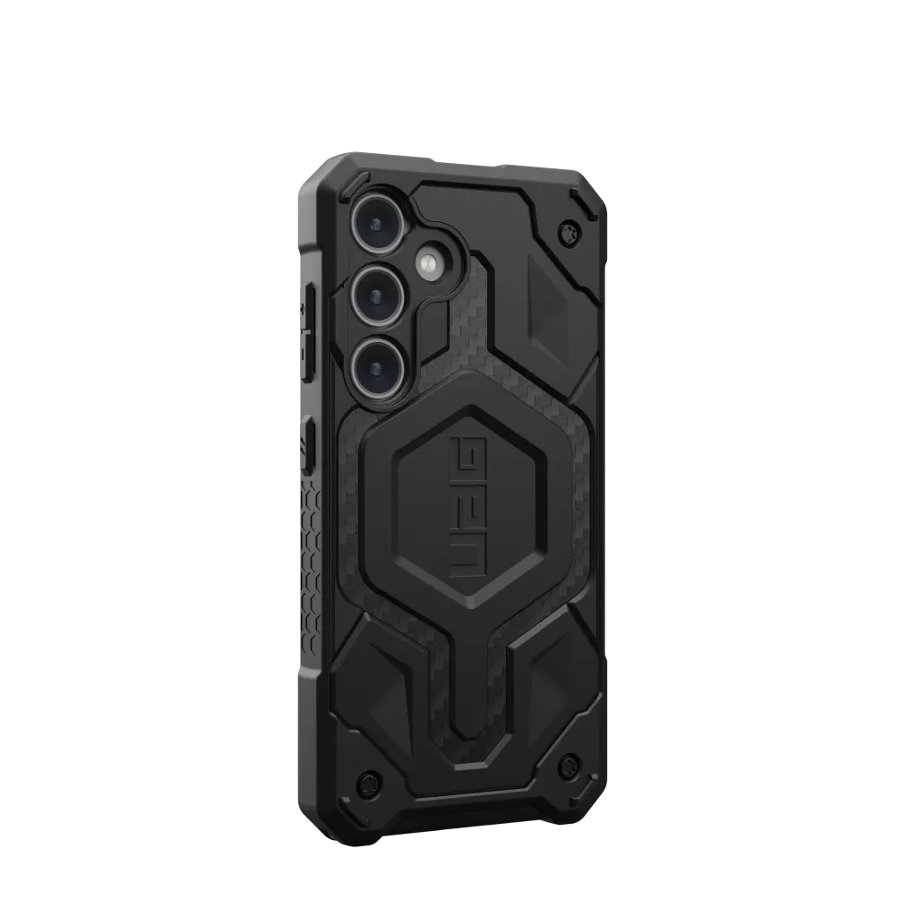UAG Monarch Pro Rugged Case & Magnet Samsung S25 Standard 6.2 - Carbon Fibre