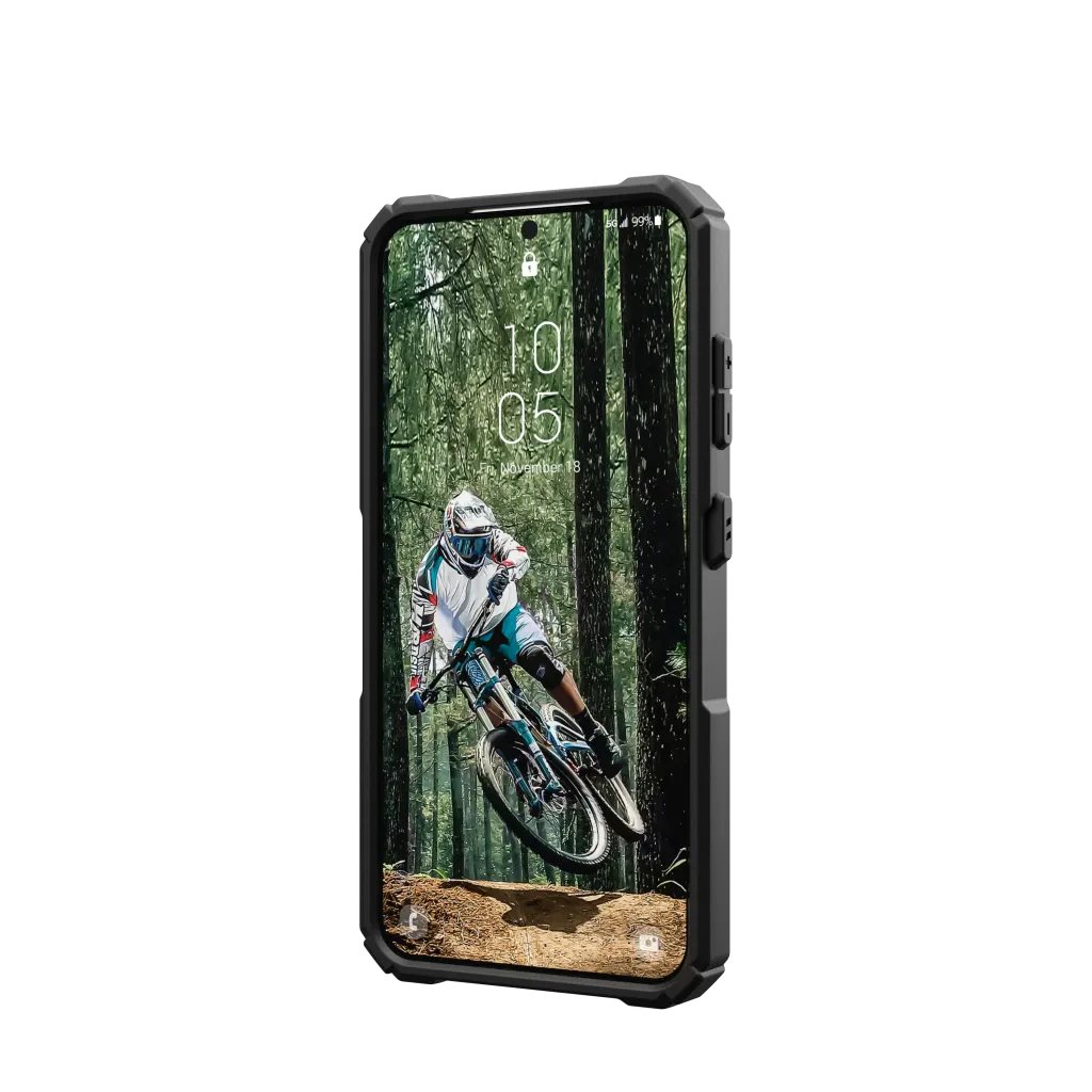 UAG Plasma XTE Case with Kickstand Samsung S24 Standard 5G 6.2 - Black Orange