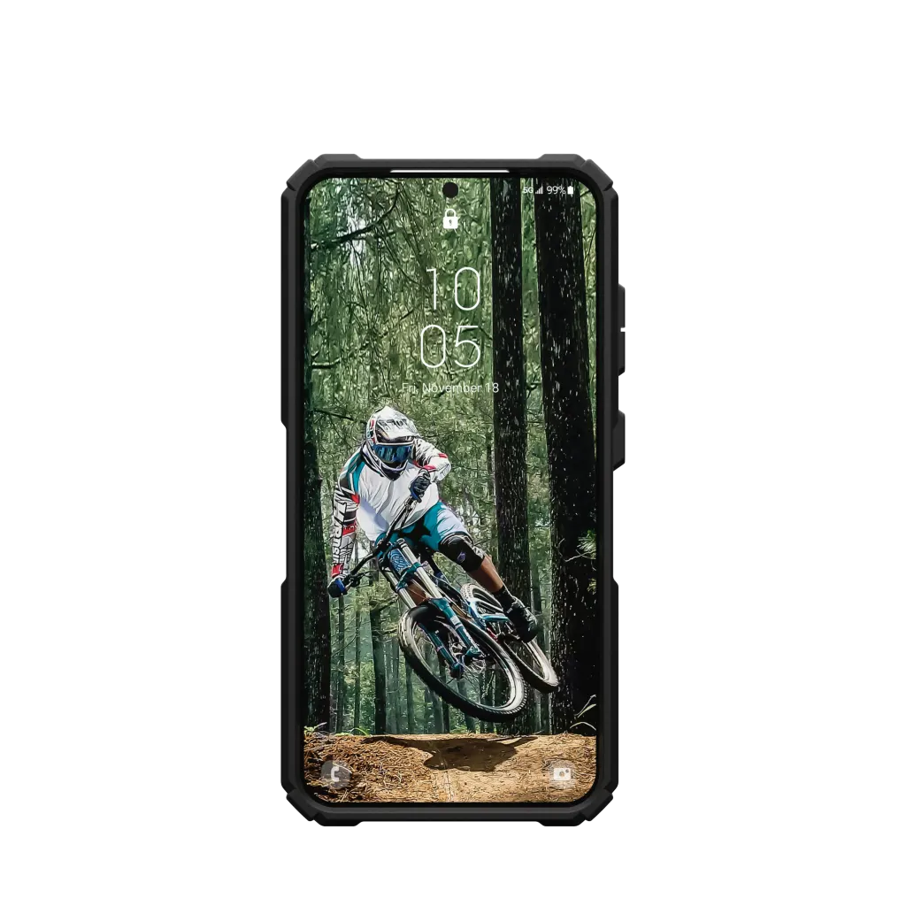 UAG Plasma XTE Case with Kickstand Samsung S24 Standard 5G 6.2 - Black Orange
