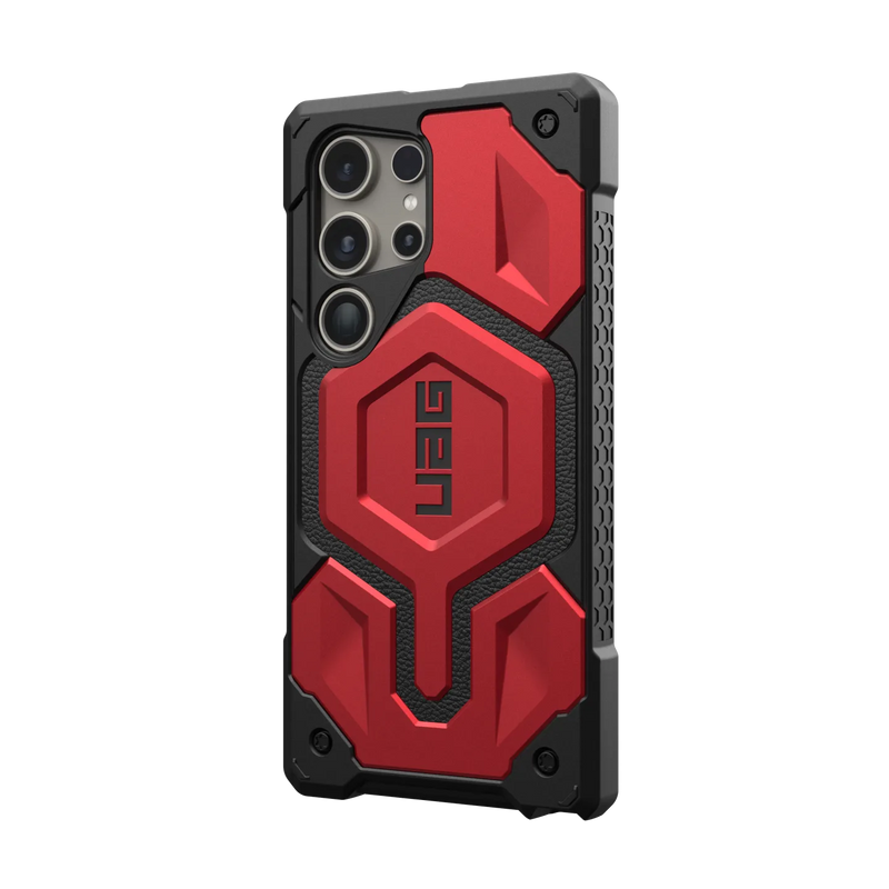 UAG Monarch Pro Rugged Case & Magnet Samsung S24 Ultra 5G 6.8 - Crimson
