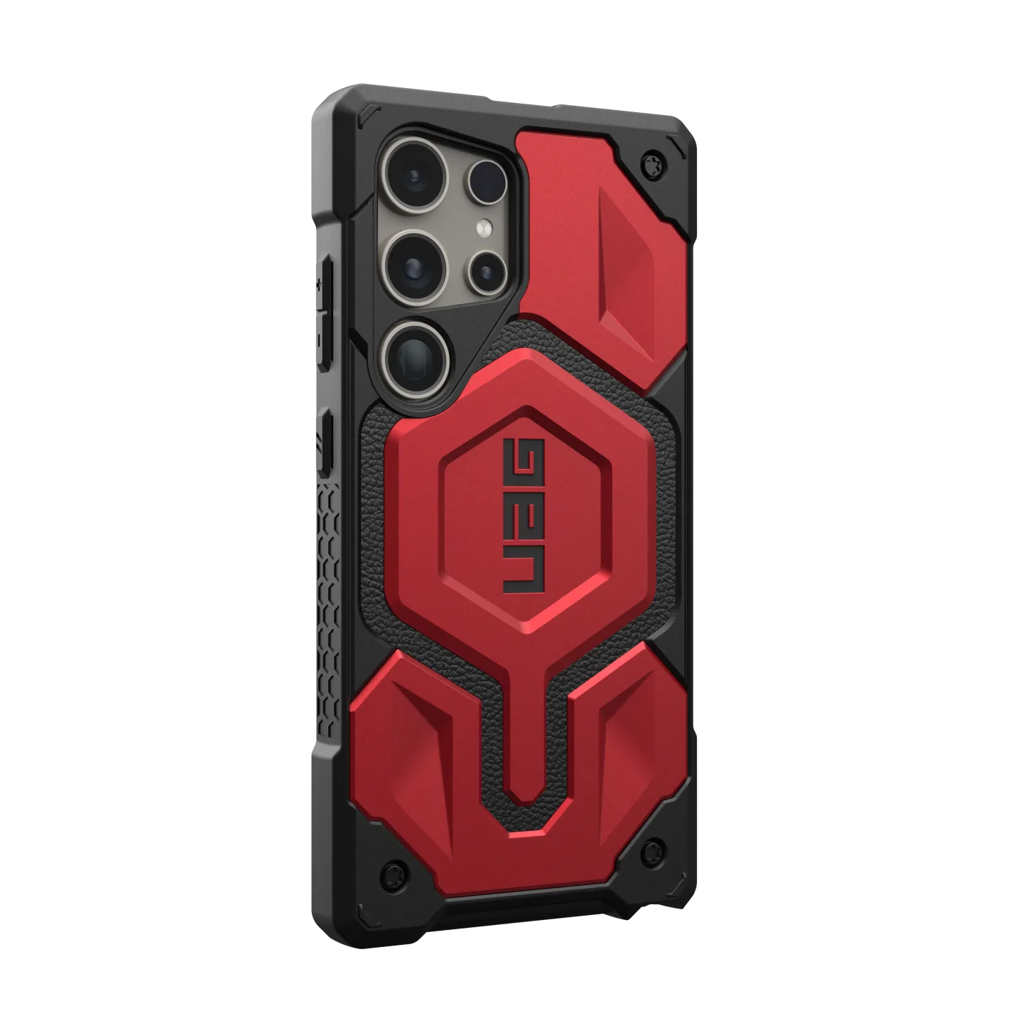 UAG Monarch Pro Rugged Case & Magnet Samsung S24 Ultra 5G 6.8 - Crimson