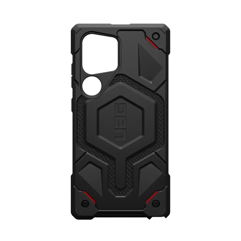UAG Monarch Pro Rugged Case & Magnet Samsung S24 Ultra 5G 6.8 - Kevlar Black