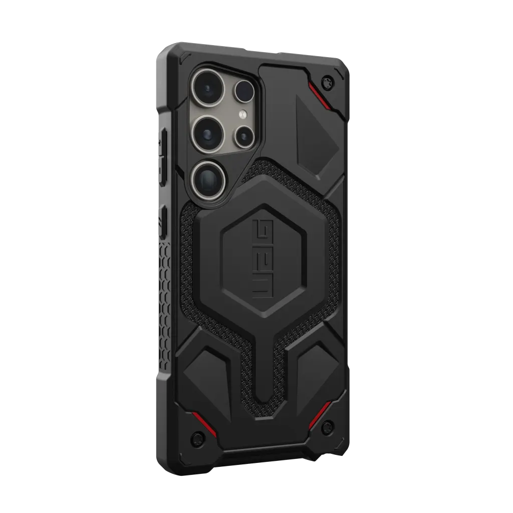UAG Monarch Pro Rugged Case & Magnet Samsung S24 Ultra 5G 6.8 - Kevlar Black