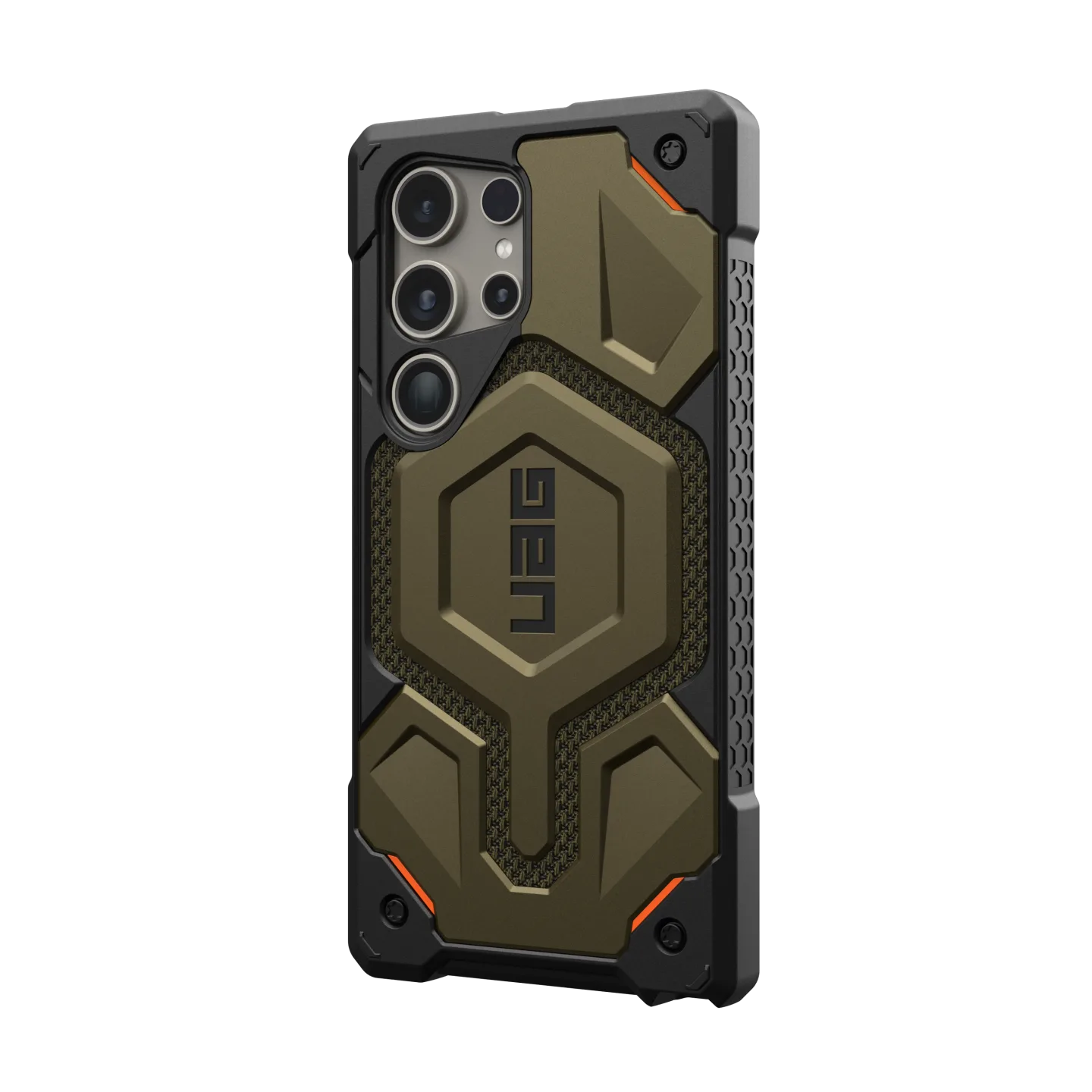 UAG Monarch Pro Rugged Case & Magnet Samsung S24 Ultra 5G 6.8 - Kevlar Green