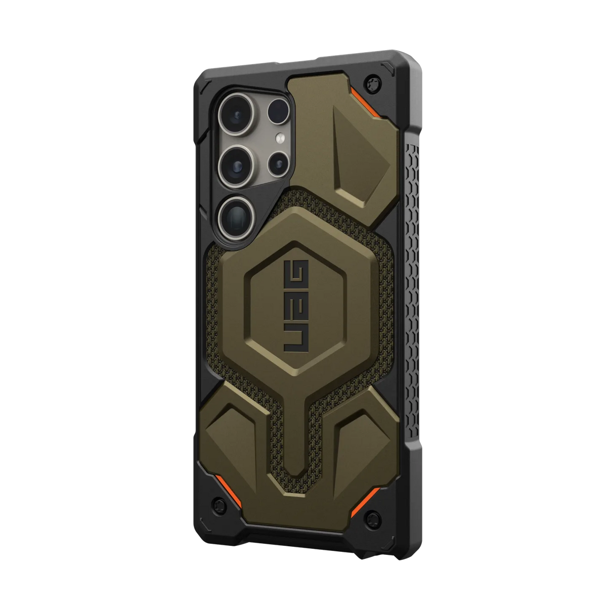 UAG Monarch Pro Rugged Case & Magnet Samsung S24 Ultra 5G 6.8 - Kevlar Green