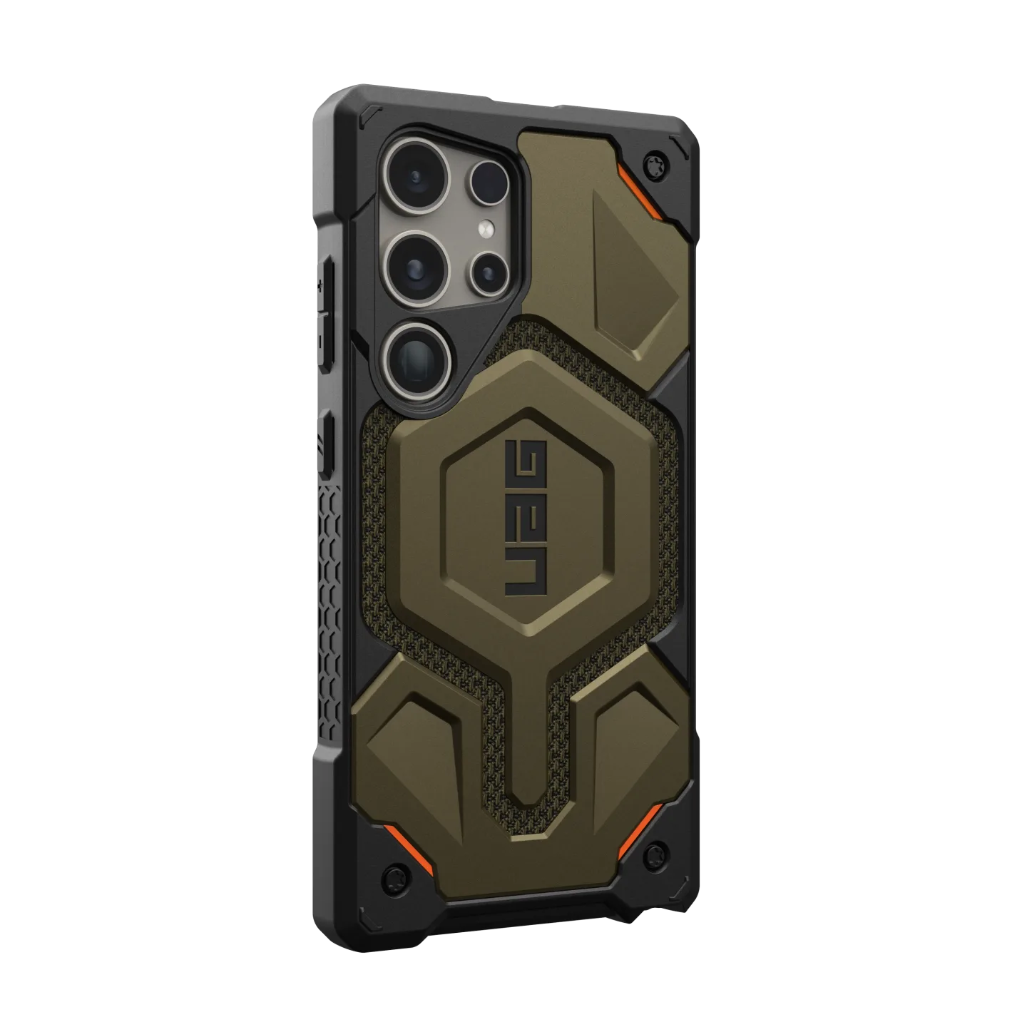 UAG Monarch Pro Rugged Case & Magnet Samsung S24 Ultra 5G 6.8 - Kevlar Green
