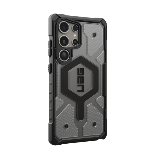 URBAN ARMOR GEAR UAG Case Compatible with iPhone 15 Pro Case 6.1 Plyo  Ash/White Built-in Magnet Compatible with MagSafe Charging Rugged