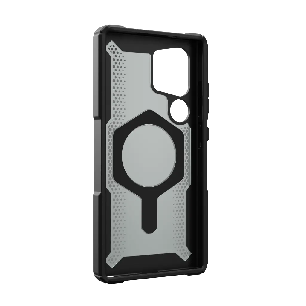 UAG Plasma XTE Pro Case & Kickstand & Magnet Samsung S24 Ultra 5G 6.8 - Black Orange