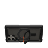 UAG Plasma XTE Pro Case & Kickstand & Magnet Samsung S24 Ultra 5G 6.8 - Black Orange