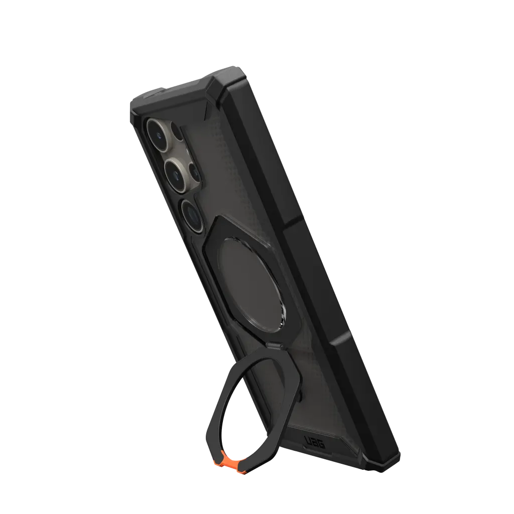 UAG Plasma XTE Pro Case & Kickstand & Magnet Samsung S24 Ultra 5G 6.8 - Black Orange