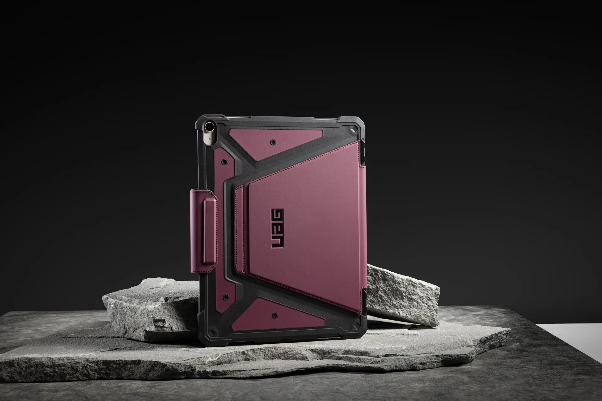 UAG Metropolis SE Tough Folio Case iPad Air 13 M2 / M3 - Bordeaux Maroon