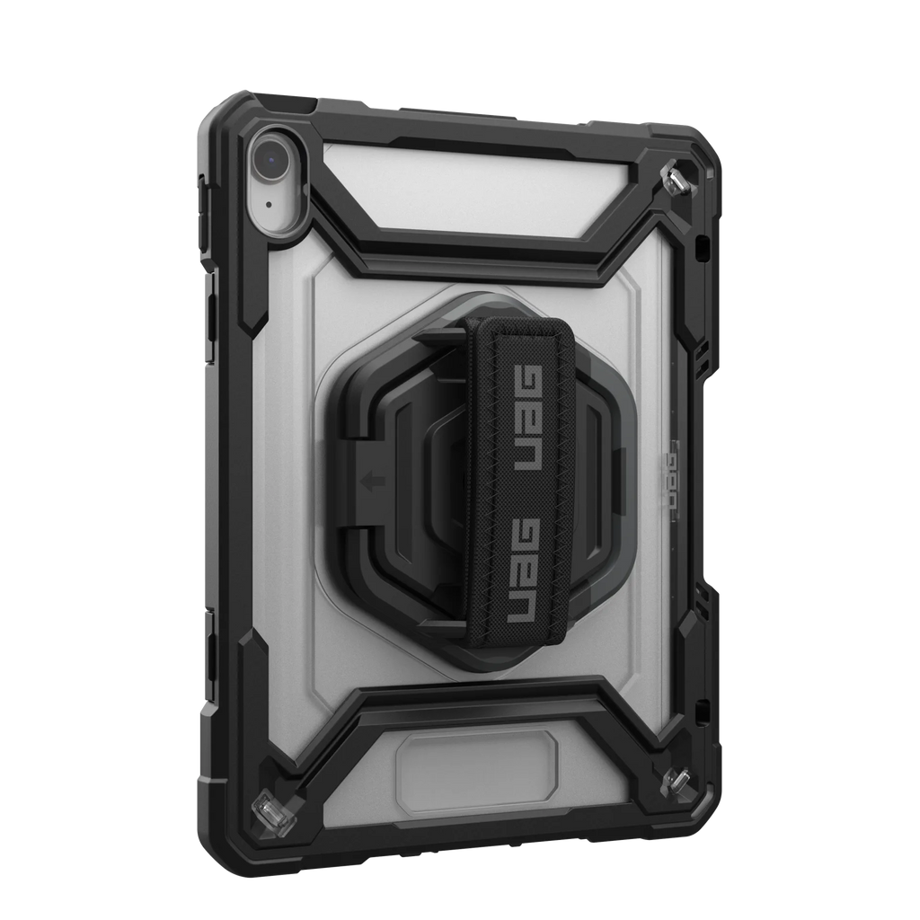 UAG Plasma Rugged Case iPad 10th Gen 10.9  Kickstand & Handstrap - Black