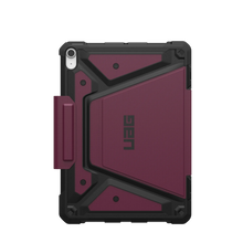 Load image into Gallery viewer, UAG Metropolis SE Folio Rugged Case iPad Air 11 M2 / Air 4th / Air 5th - Bordeaux Maroon