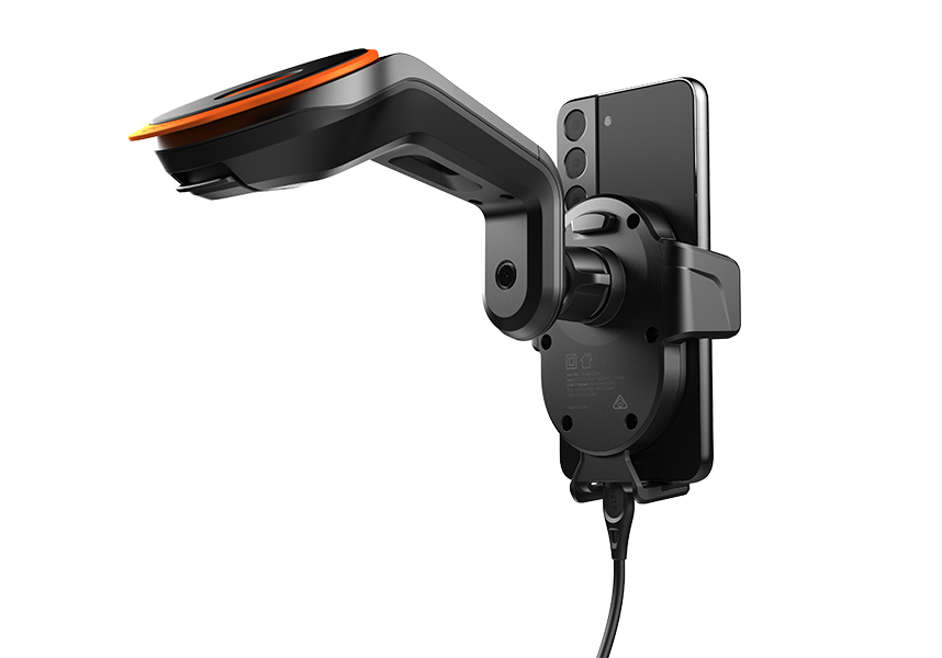 Cygnett Universal Window & Dash Car Mount & Wireless Charger - Black