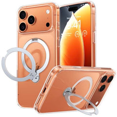 Torras Ostand Spin MagSafe Case iPhone 17 Pro - Clear