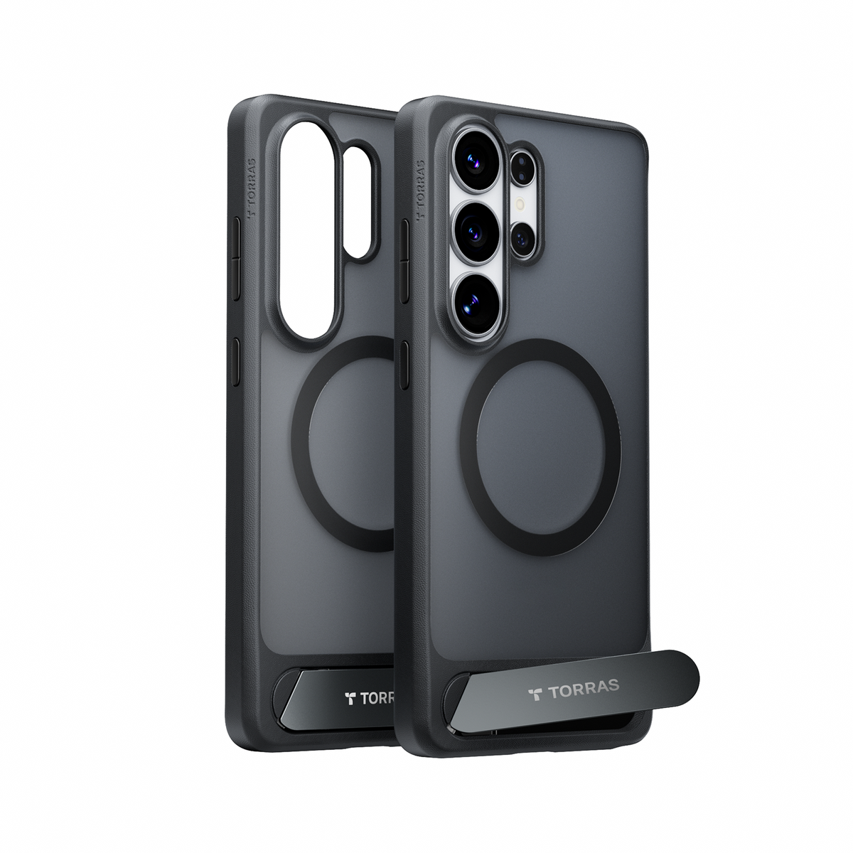 Torras Ostand L1 Magnet Kickstand Case Samsung S26 Plus - Black