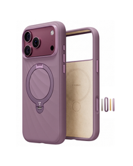 Torras Ostand Q3 Wind MagSafe Case iPhone 18 Pro - Purple