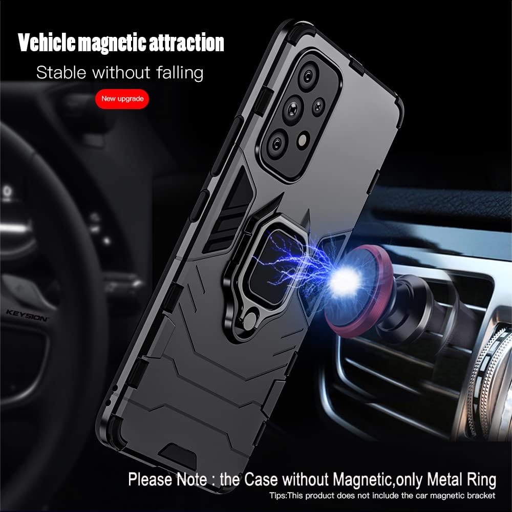Rugged & Protective Armour Case Samsung A23 Built-in Ring Holder