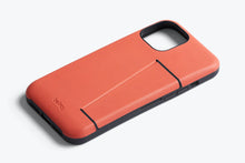 Load image into Gallery viewer, Bellroy 3-Card Genuine Leather Wallet Case For iPhone iPhone 12 Pro Max - CORAL - Mac Addict