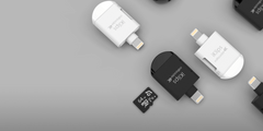 Adam Elements iKlips miReader 4K Lightning / Micro USB - Black - Mac Addict