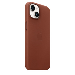 Apple Official Leather Case with MagSafe for iPhone 14 Standard - Umber