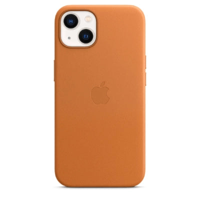 Apple Official Leather Case with MagSafe for iPhone 13 Standard - Golden Brown