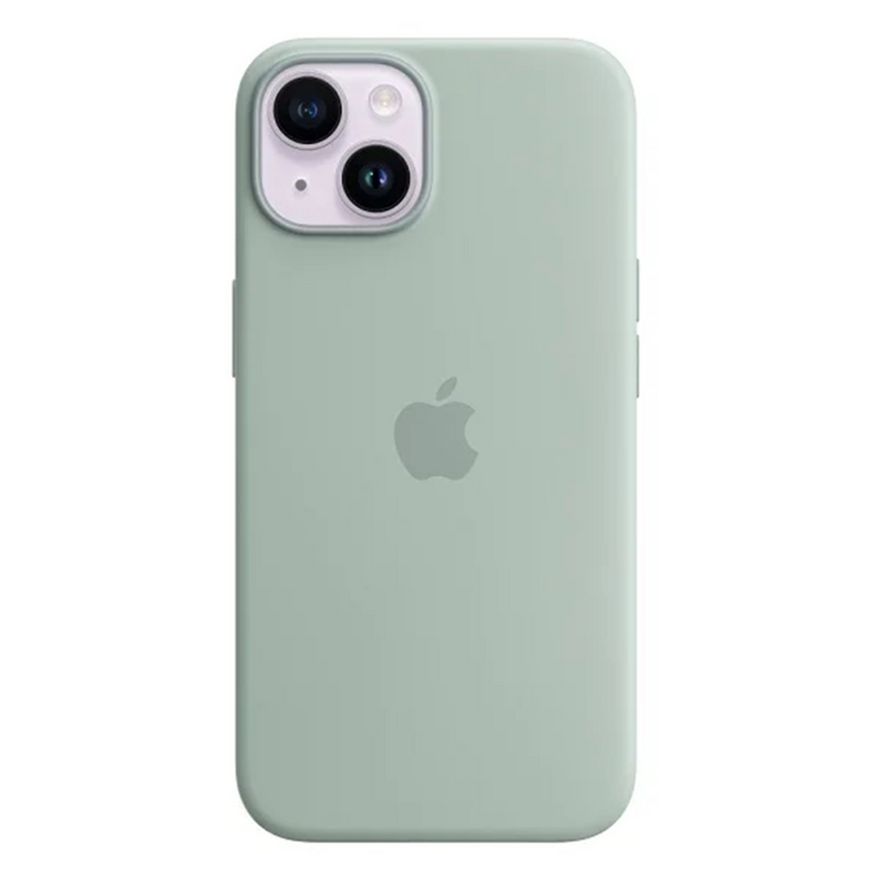 Apple Official Silicone Case with MagSafe for iPhone 14 Standard - Succulent