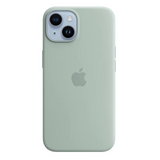 Apple Official Silicone Case with MagSafe for iPhone 14 Standard - Succulent