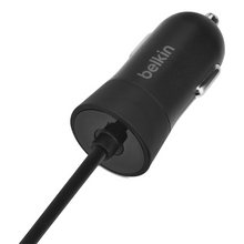 Load image into Gallery viewer, Belkin Lightning Car Charger for iPhone and iPad - Black