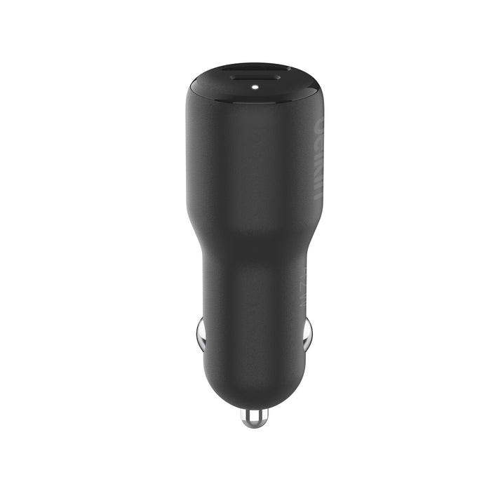 Belkin BoostCharge Dual Car Charger USB-C & USB-A w/ PPS 42W - Black