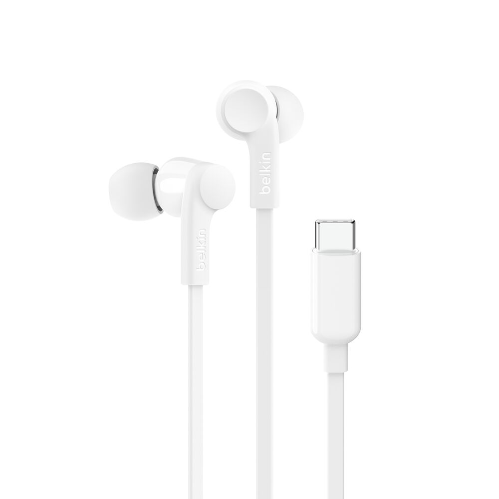 Belkin Soundform Wired Earbuds USB-C Connector - White