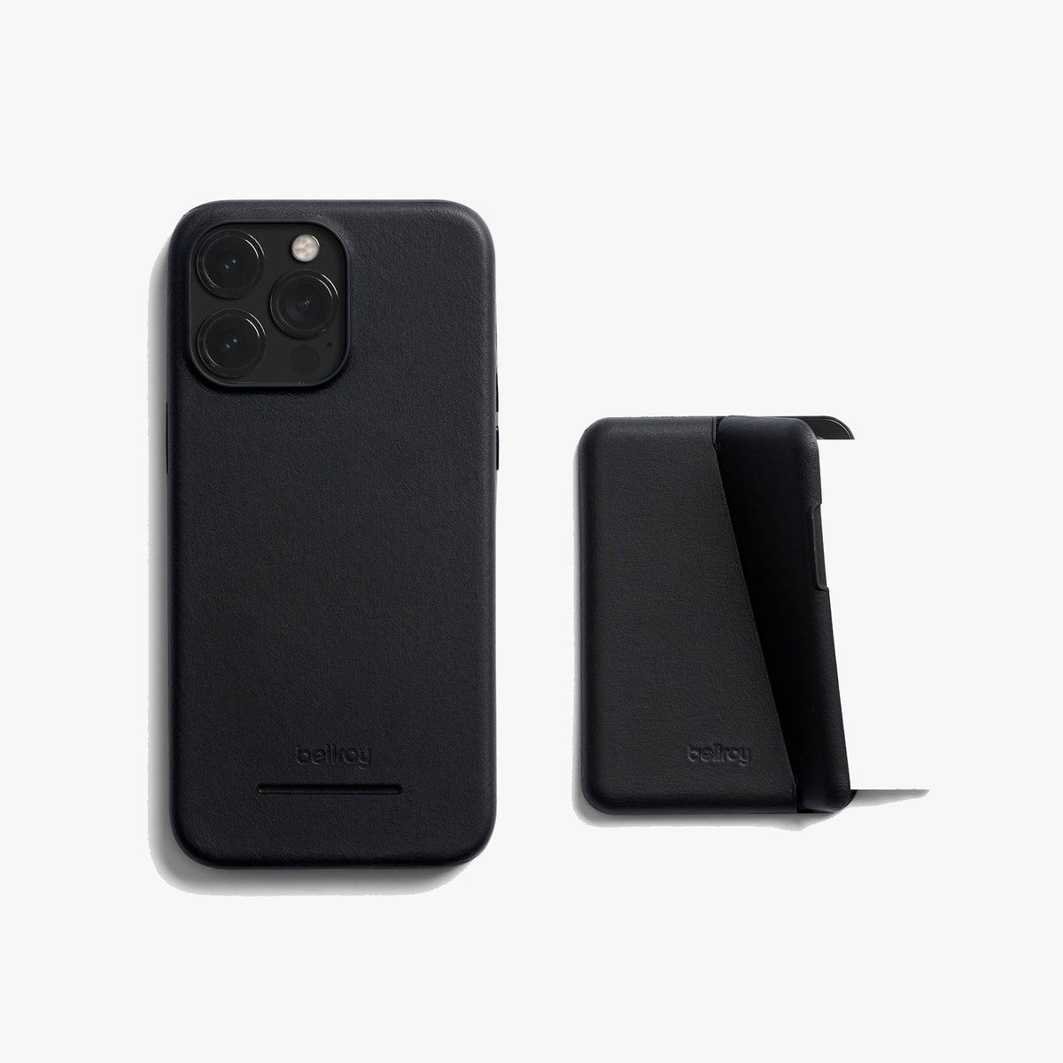 Bellroy Leather Mod Case & Wallet iPhone 15 Pro Max - Black