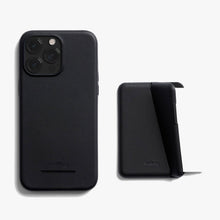 Load image into Gallery viewer, Bellroy Leather Mod Case &amp; Wallet iPhone 15 Pro - Black