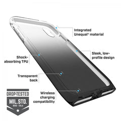 BodyGuardz Harmony x Unequal Technology Stylish Protective Case For iPhone X / Xs - Smoke - BONUS SCreen Protector