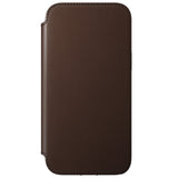Nomad Rugged Leather Folio Case w/ Magsafe For iPhone 12 Pro Max - Brown - Mac Addict