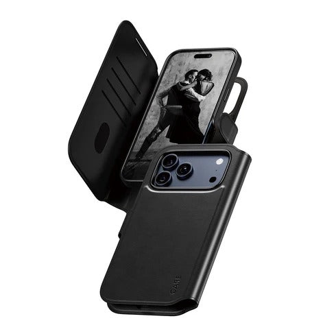 Panzer Care Tango Wallet Two in One Magsafe Case - iPhone 17 Pro Max - Black