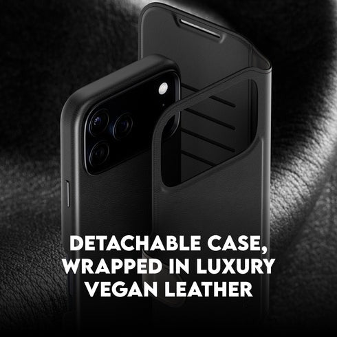Panzer Care Tango Wallet Two in One Magsafe Case - iPhone 17 Pro Max - Black