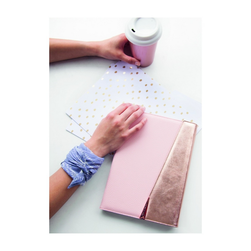 Case-Mate Edition Folio with Dual Stand for iPad 5th / 6th Gen - Gold / Pink