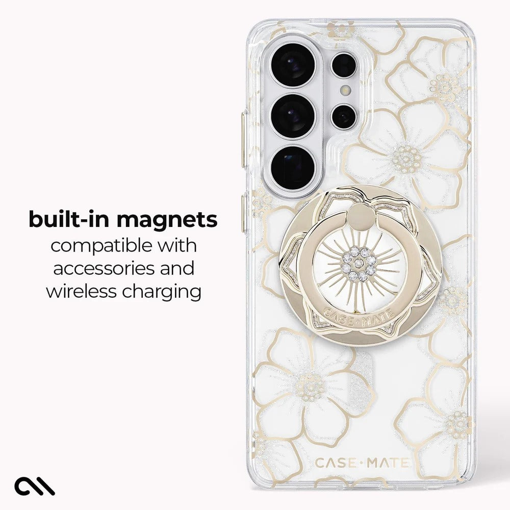 Case-Mate Floral Gem Magnet Case Samsung S26 Ultra - Clear