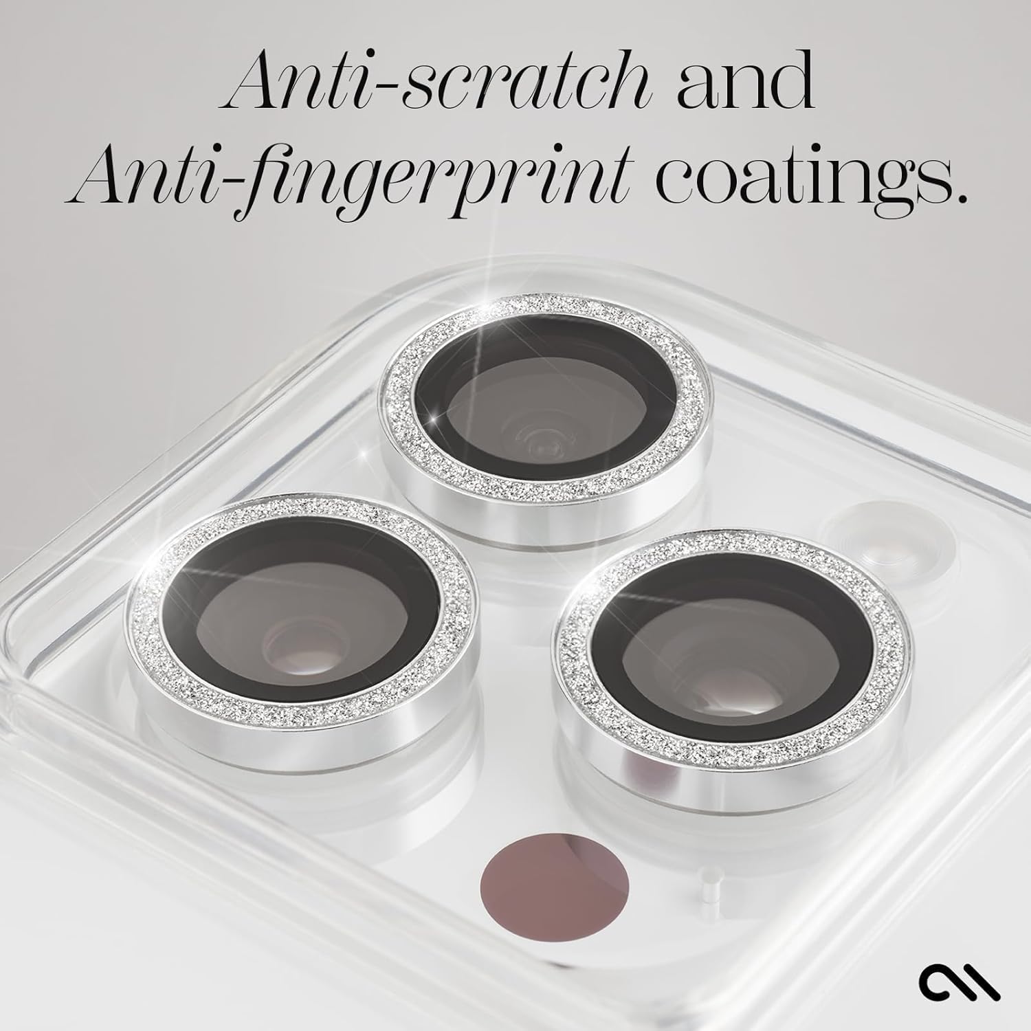 Case-Mate Aluminum Ring Camera Lens Protector iPhone 15 Pro & 15 Pro Max - Twinkle