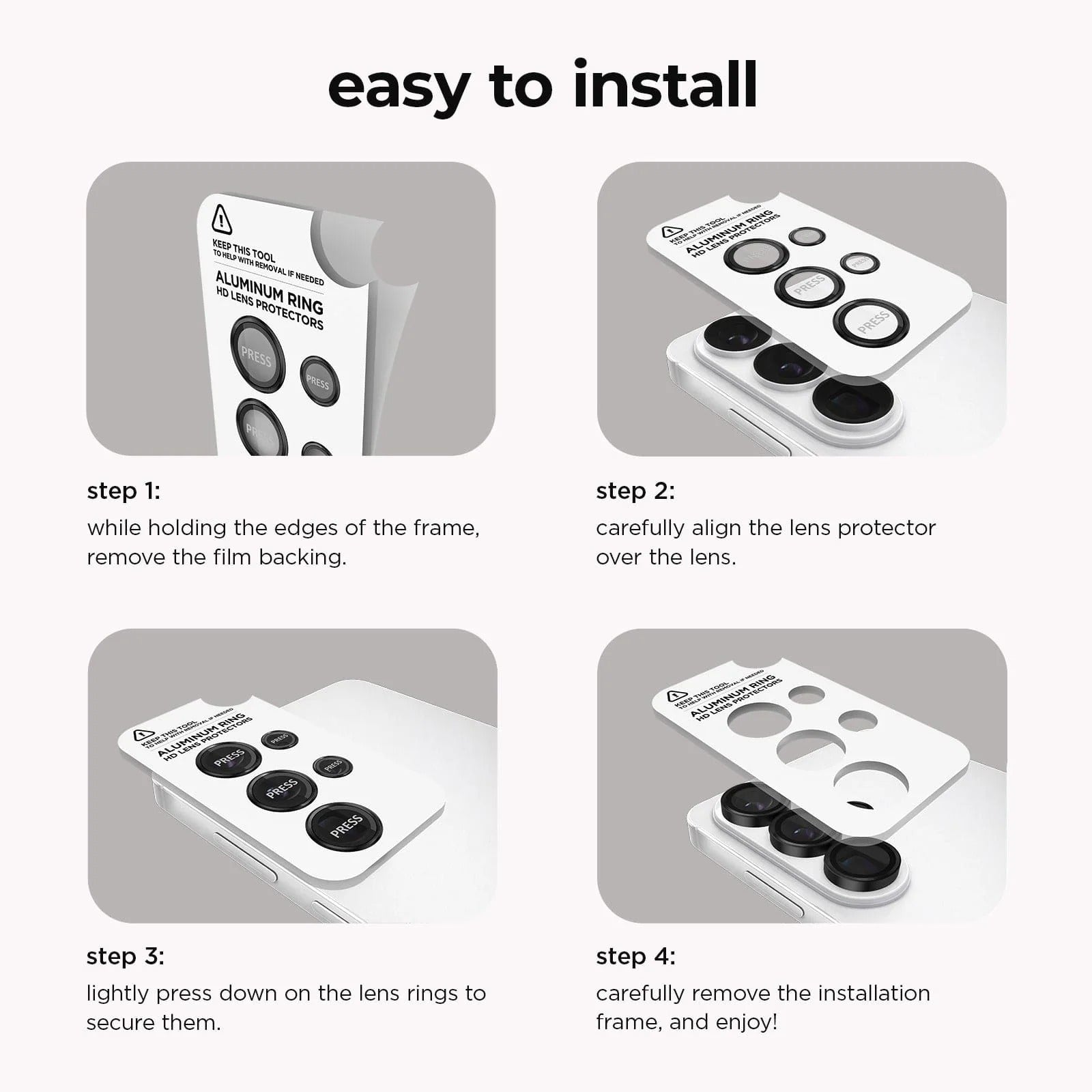 Case-Mate HD Lens Protector Samsung Galaxy S26 Ultra - Clear