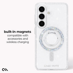 Case-Mate Sheer Twinkle Magnet Case Samsung S26 Plus - Clear