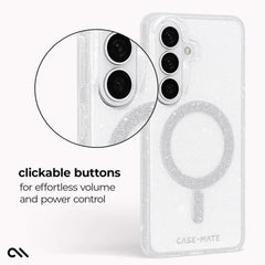 Case-Mate Sheer Twinkle Magnet Case Samsung S26 Plus - Clear