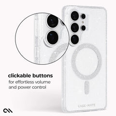 Case-Mate Sheer Twinkle Magnet Case Samsung S26 Ultra - Clear