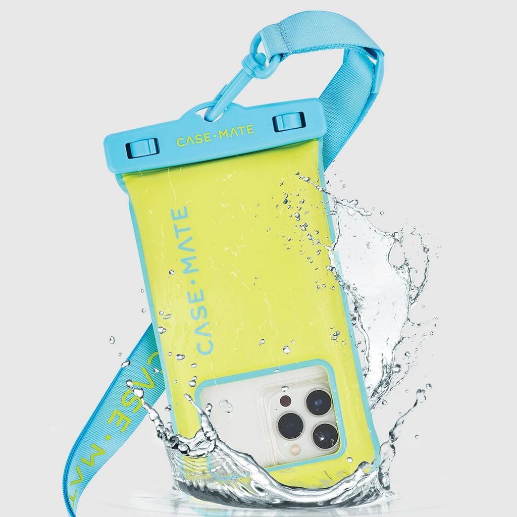 Case Mate Waterproof Floating Pouch for Phones up to 6.9" - Citrus Splash