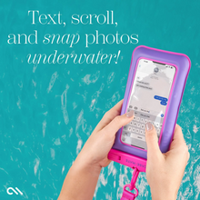 Load image into Gallery viewer, Case Mate Waterproof Floating Pouch for Phones up to 6.9&quot; - Purple Paradise