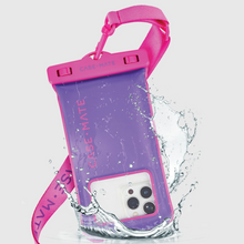 Load image into Gallery viewer, Case Mate Waterproof Floating Pouch for Phones up to 6.9&quot; - Purple Paradise