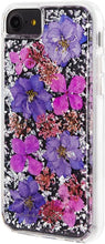 Load image into Gallery viewer, CaseMate Karat Petals Protective Case Real Pressed Flowers iPhone 8 / 7 / 6 / SE 2020 / SE 2022 - BONUS Screen Protector
