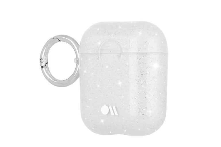 Case-Mate AirPods Case with Ring Clip & Neckstrap for AirPods 1st & 2nd Gen - Crystal Glitter